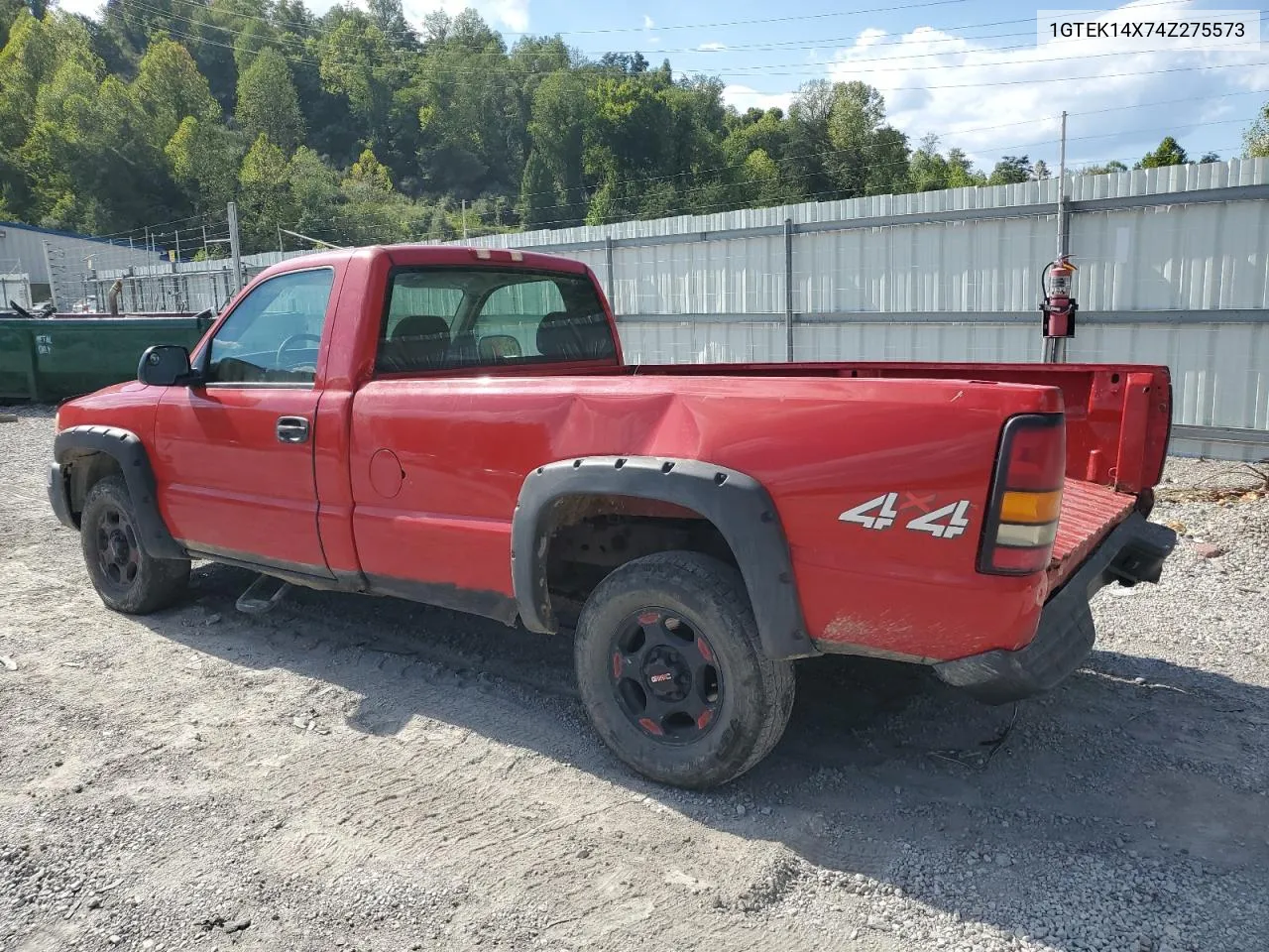 2004 GMC New Sierra K1500 VIN: 1GTEK14X74Z275573 Lot: 70749224