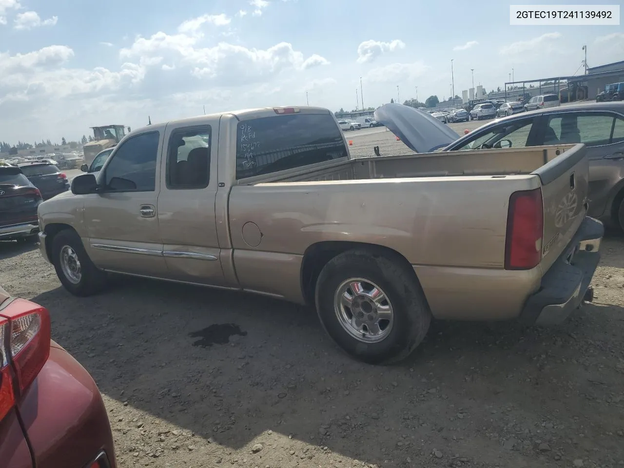 2004 GMC New Sierra C1500 VIN: 2GTEC19T241139492 Lot: 71217384