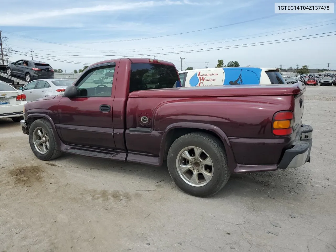 2004 GMC New Sierra C1500 VIN: 1GTEC14T04Z137478 Lot: 71385814