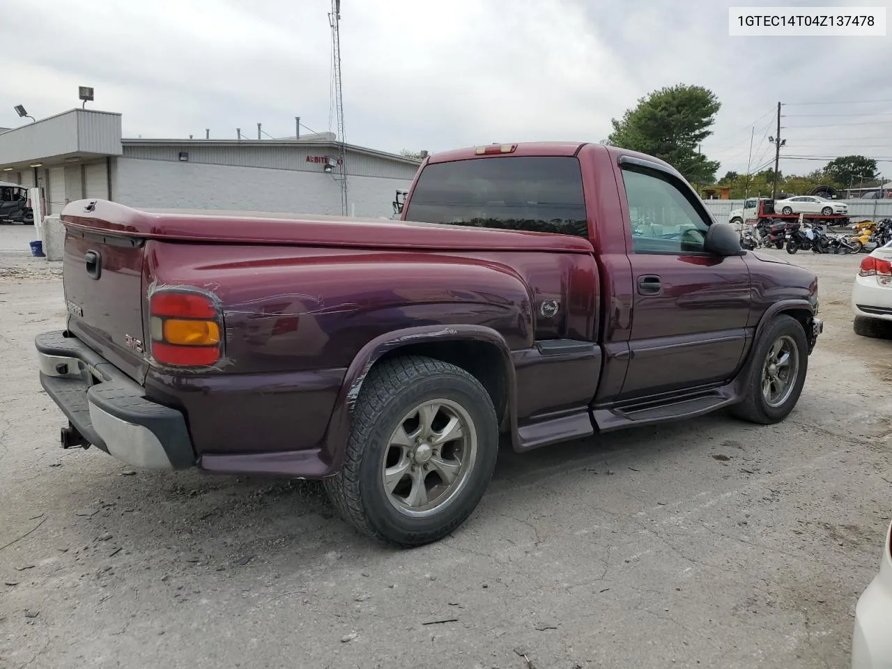 2004 GMC New Sierra C1500 VIN: 1GTEC14T04Z137478 Lot: 71385814