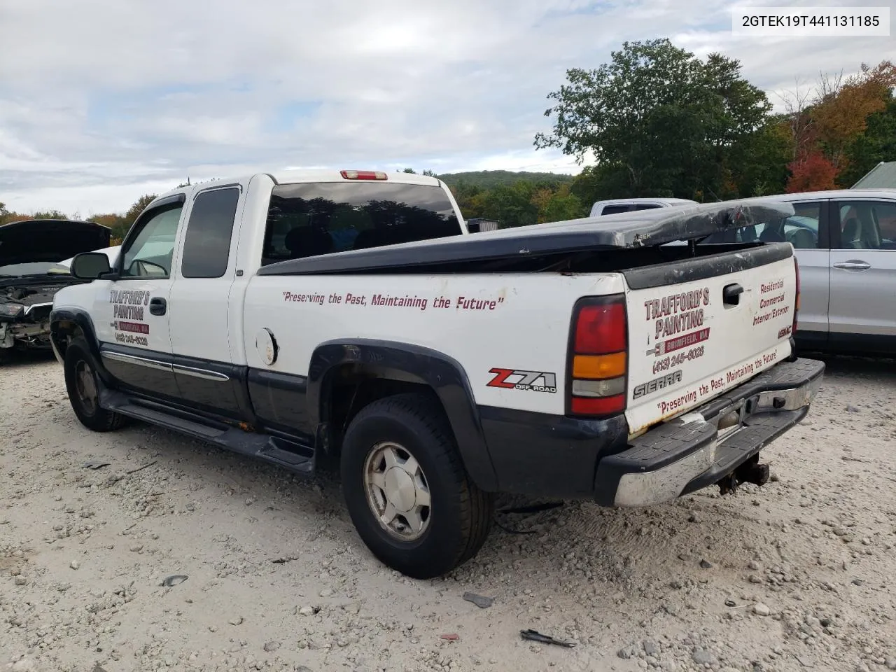 2004 GMC New Sierra K1500 VIN: 2GTEK19T441131185 Lot: 72038724