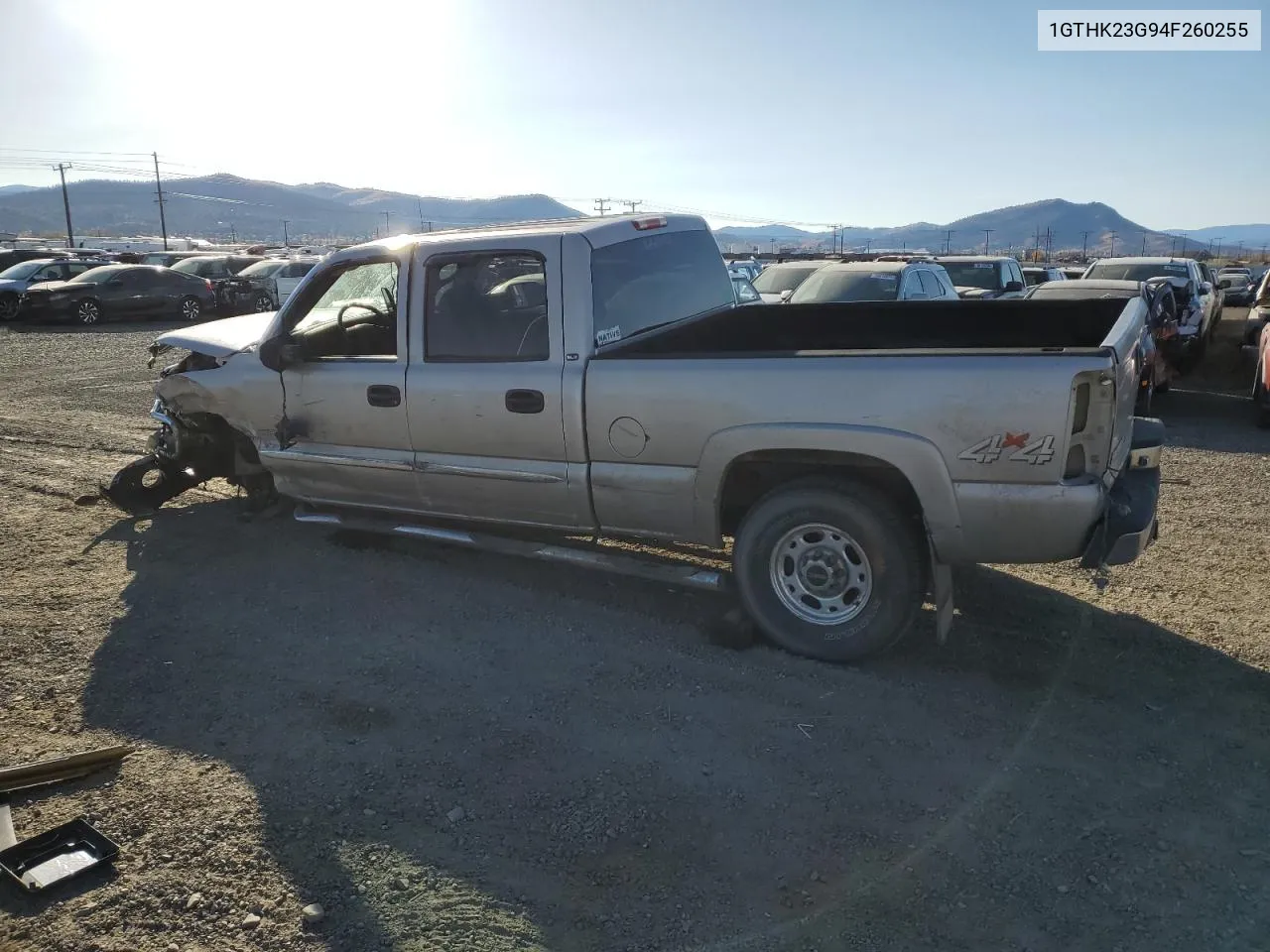 2004 GMC Sierra K2500 Heavy Duty VIN: 1GTHK23G94F260255 Lot: 72744044