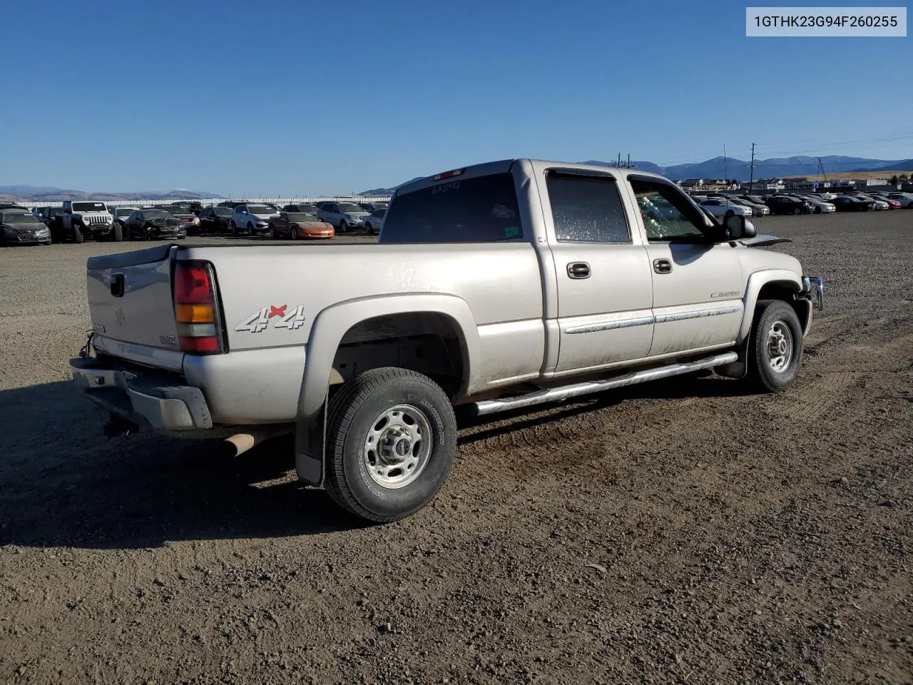 2004 GMC Sierra K2500 Heavy Duty VIN: 1GTHK23G94F260255 Lot: 72744044