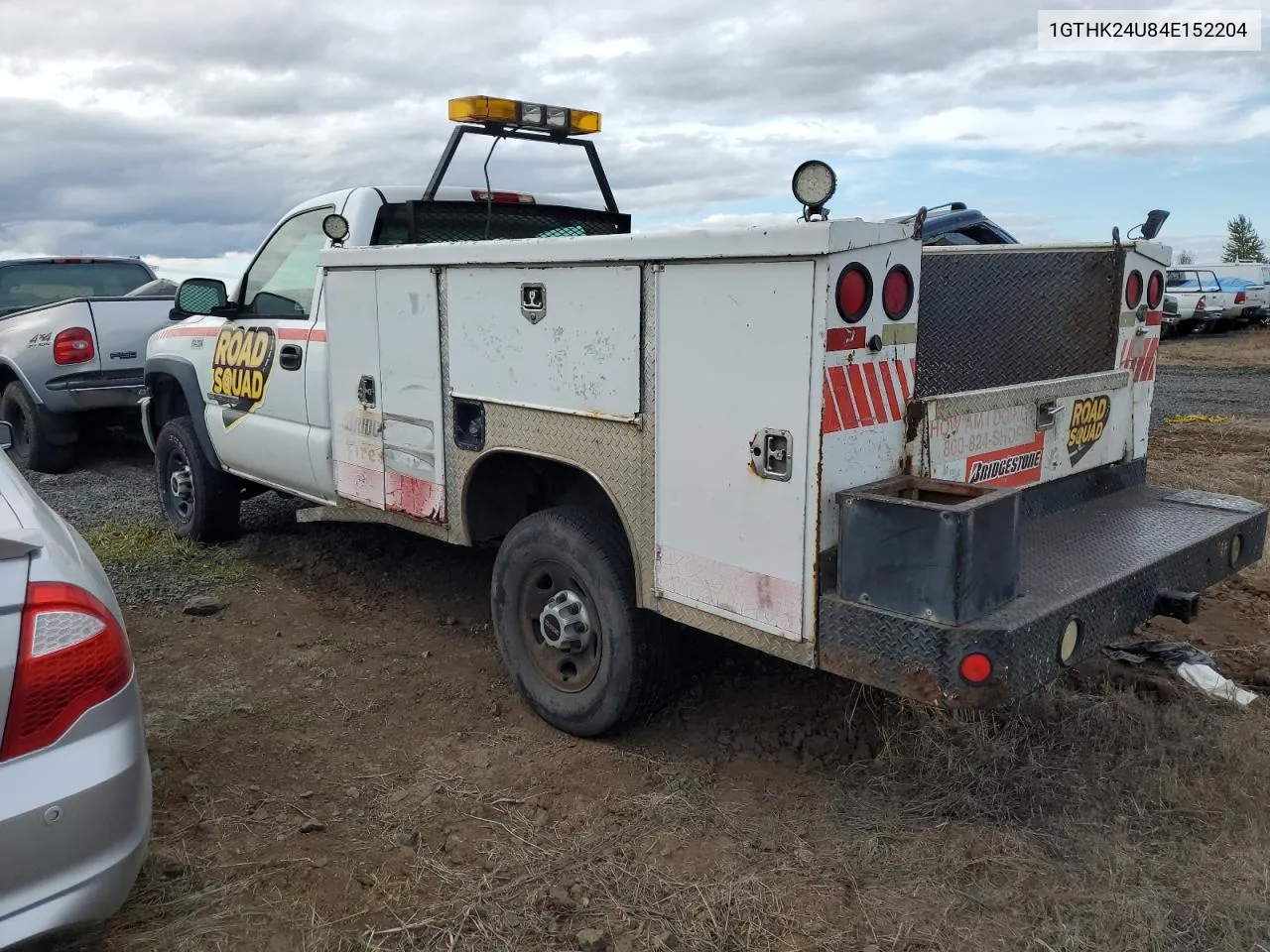 2004 GMC Sierra K2500 Heavy Duty VIN: 1GTHK24U84E152204 Lot: 72818124