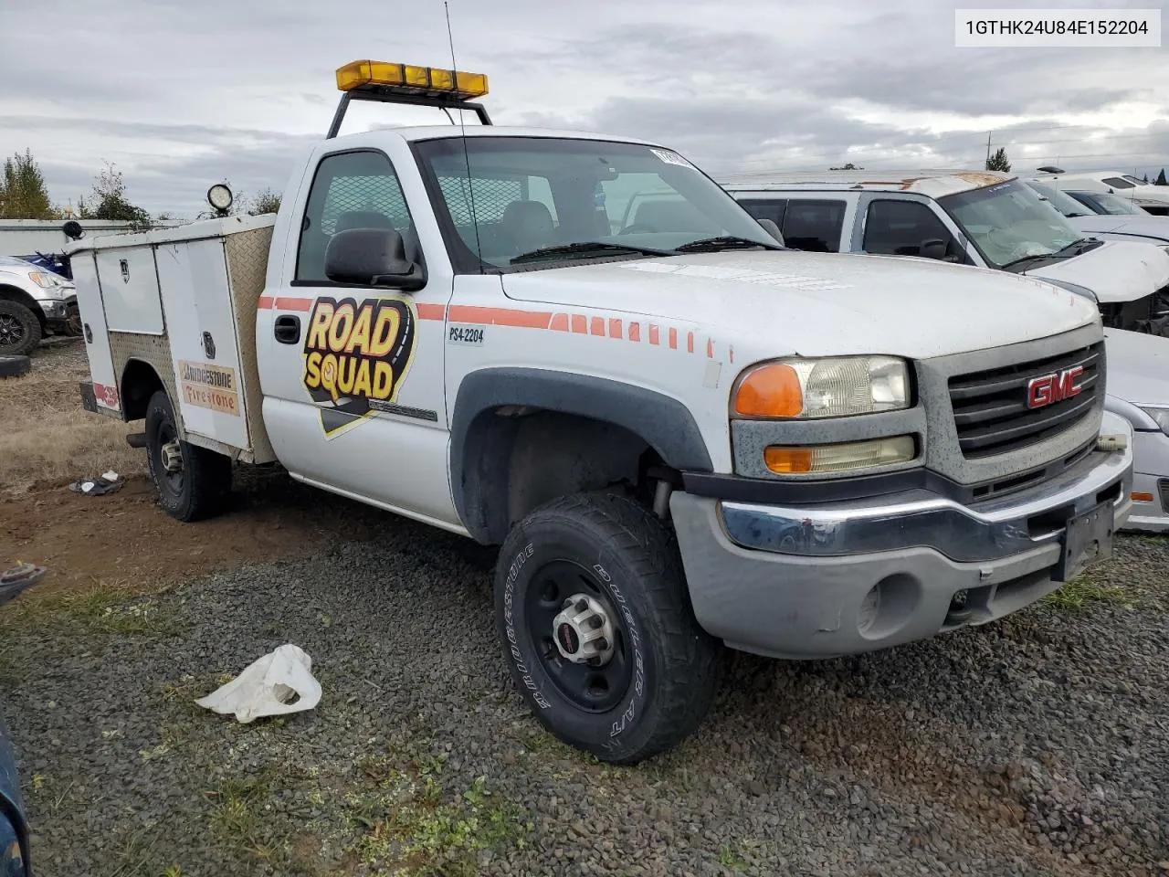 2004 GMC Sierra K2500 Heavy Duty VIN: 1GTHK24U84E152204 Lot: 72818124