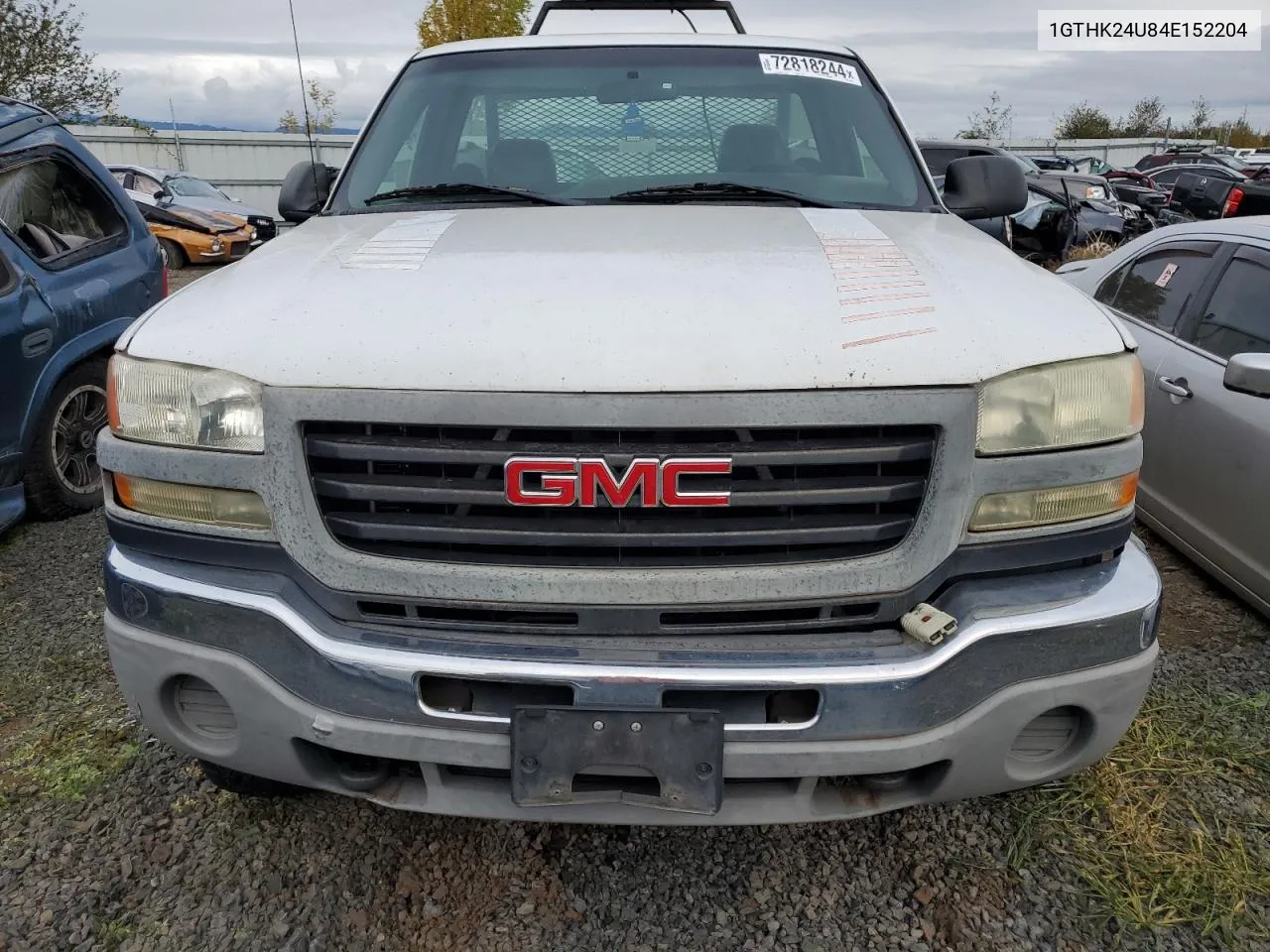 2004 GMC Sierra K2500 Heavy Duty VIN: 1GTHK24U84E152204 Lot: 72818124