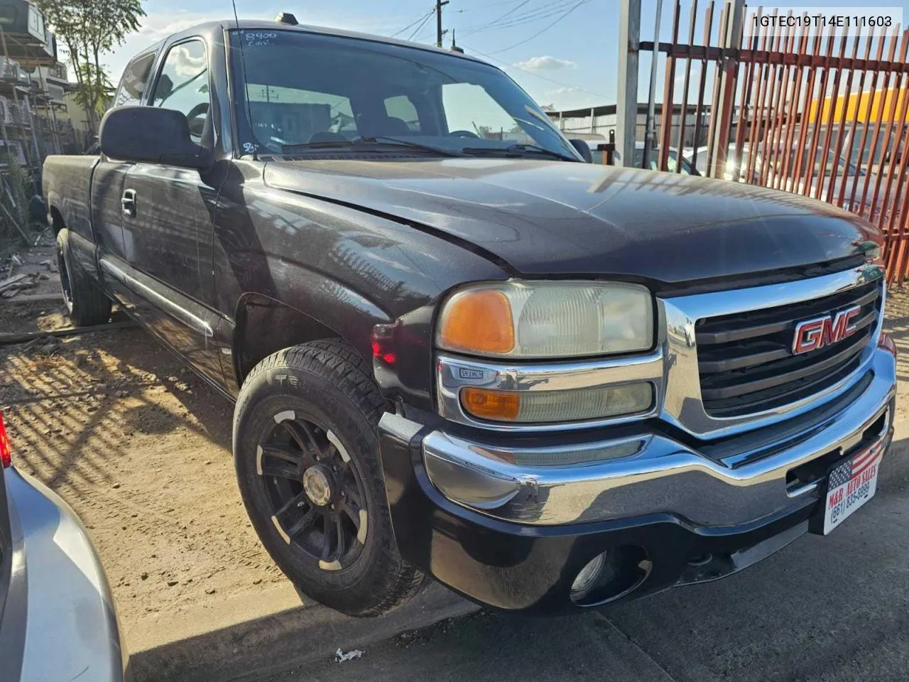 2004 GMC New Sierra C1500 VIN: 1GTEC19T14E111603 Lot: 73064934