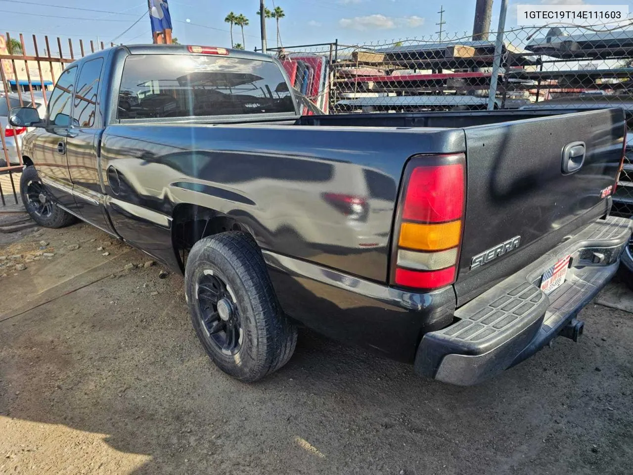 2004 GMC New Sierra C1500 VIN: 1GTEC19T14E111603 Lot: 73064934