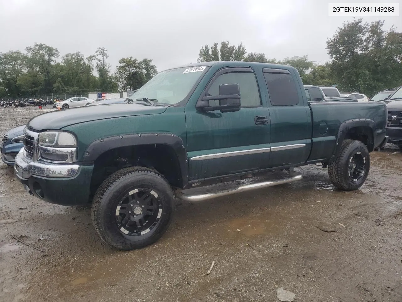 2004 GMC New Sierra K1500 VIN: 2GTEK19V341149288 Lot: 73576694