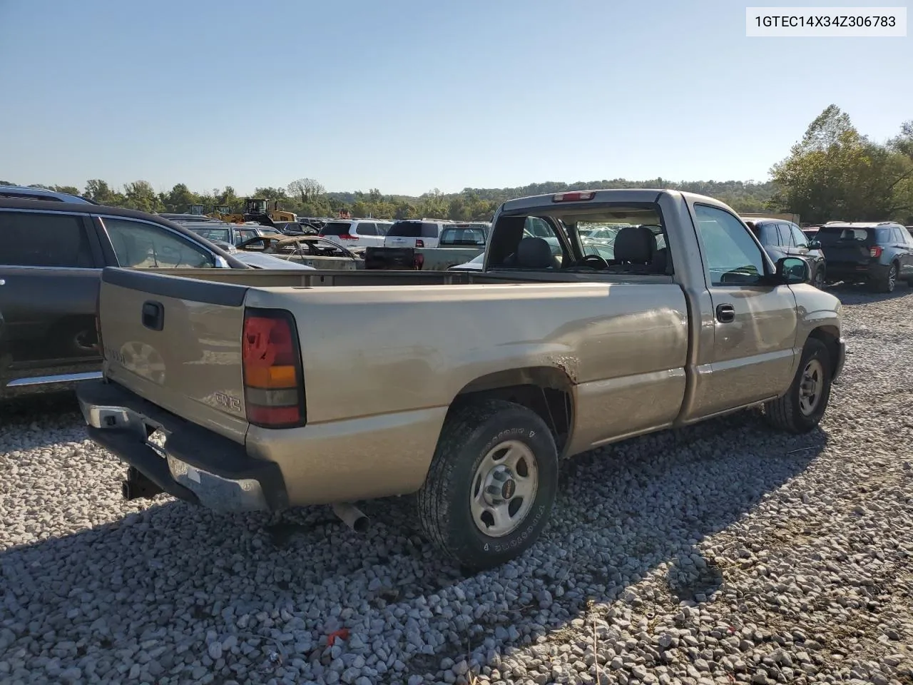 2004 GMC New Sierra C1500 VIN: 1GTEC14X34Z306783 Lot: 73634094