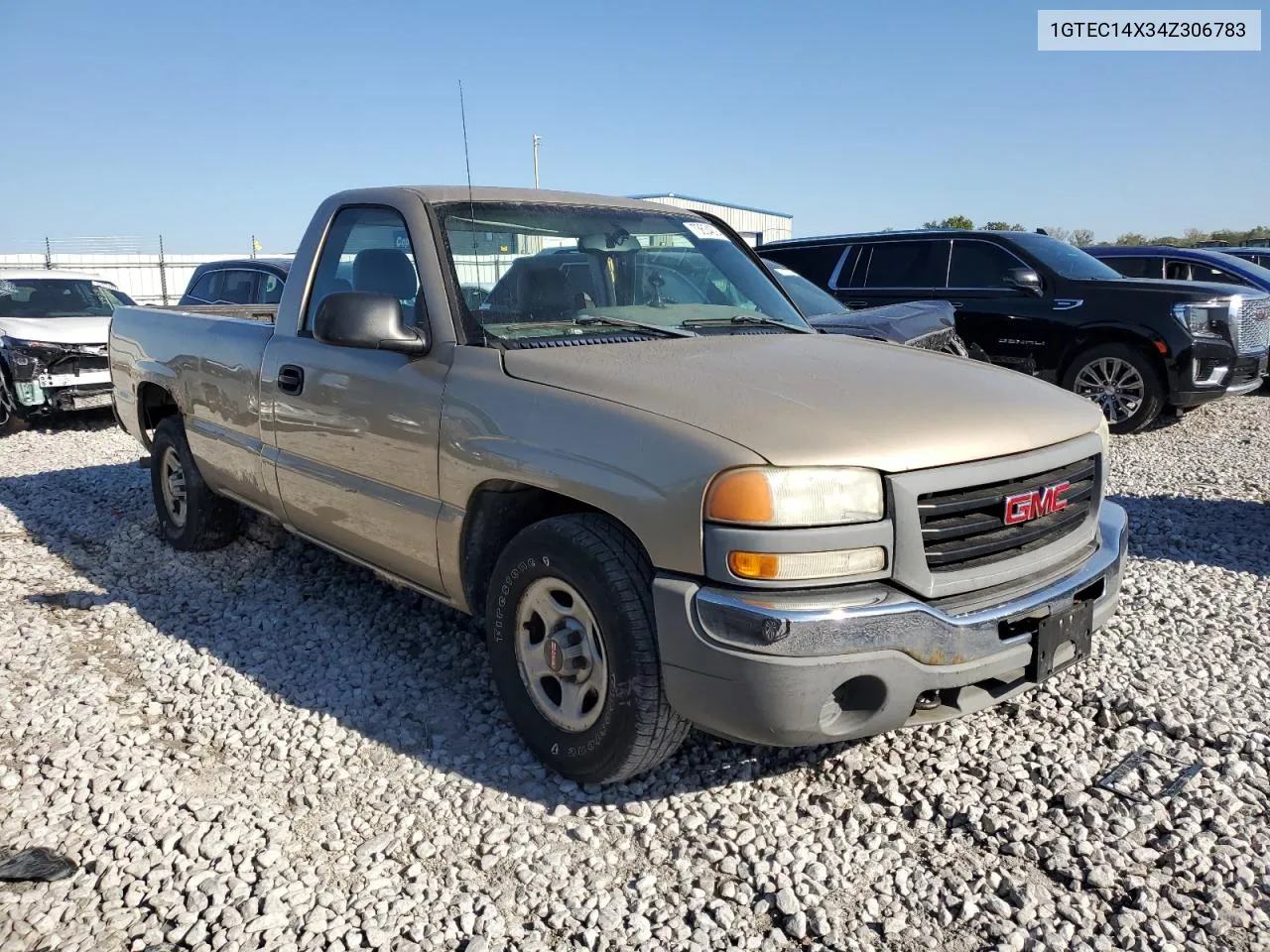 2004 GMC New Sierra C1500 VIN: 1GTEC14X34Z306783 Lot: 73634094