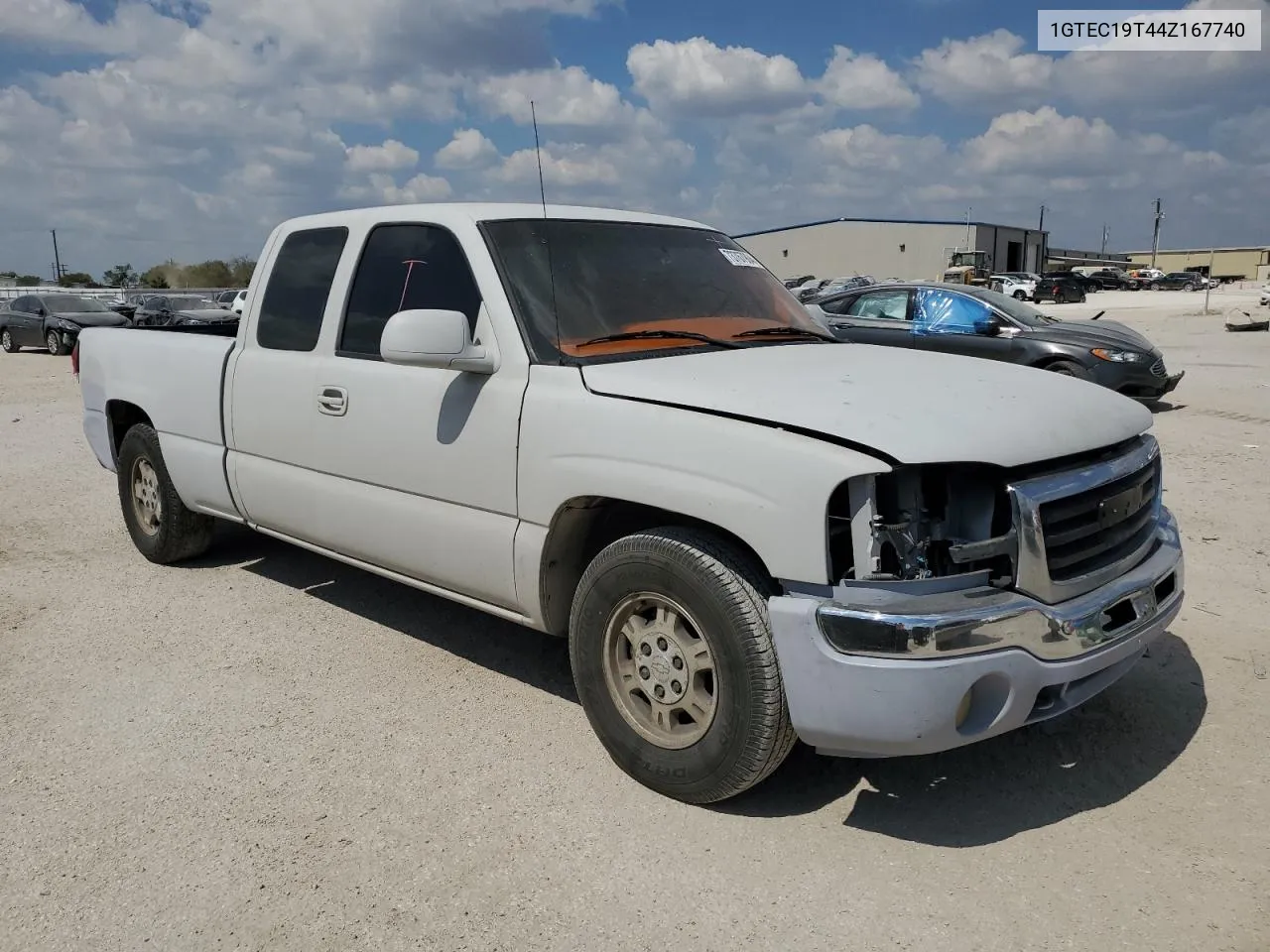 2004 GMC New Sierra C1500 VIN: 1GTEC19T44Z167740 Lot: 73767904