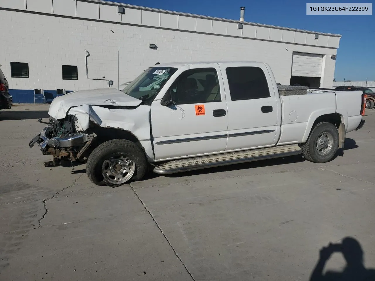 2004 GMC Sierra K2500 Crew Cab VIN: 1GTGK23U64F222399 Lot: 74041434