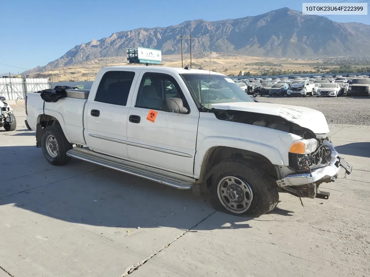 2004 GMC Sierra K2500 Crew Cab VIN: 1GTGK23U64F222399 Lot: 74041434