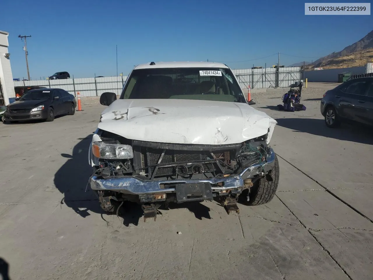 2004 GMC Sierra K2500 Crew Cab VIN: 1GTGK23U64F222399 Lot: 74041434