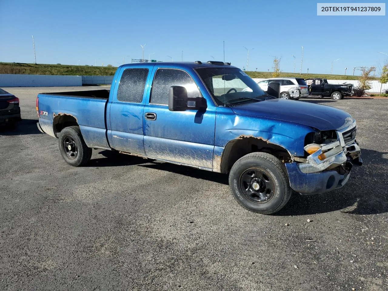 2004 GMC New Sierra K1500 VIN: 2GTEK19T941237809 Lot: 74823514