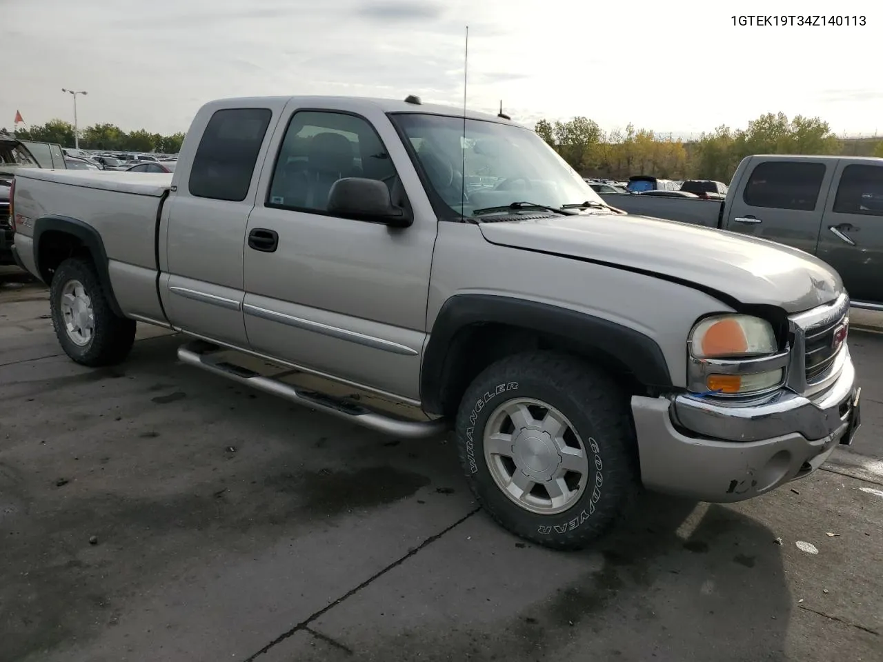 2004 GMC New Sierra K1500 VIN: 1GTEK19T34Z140113 Lot: 74909384