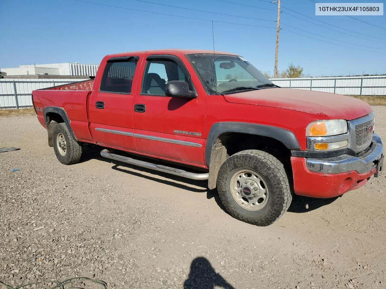 2004 GMC Sierra K2500 Heavy Duty VIN: 1GTHK23UX4F105803 Lot: 75207124