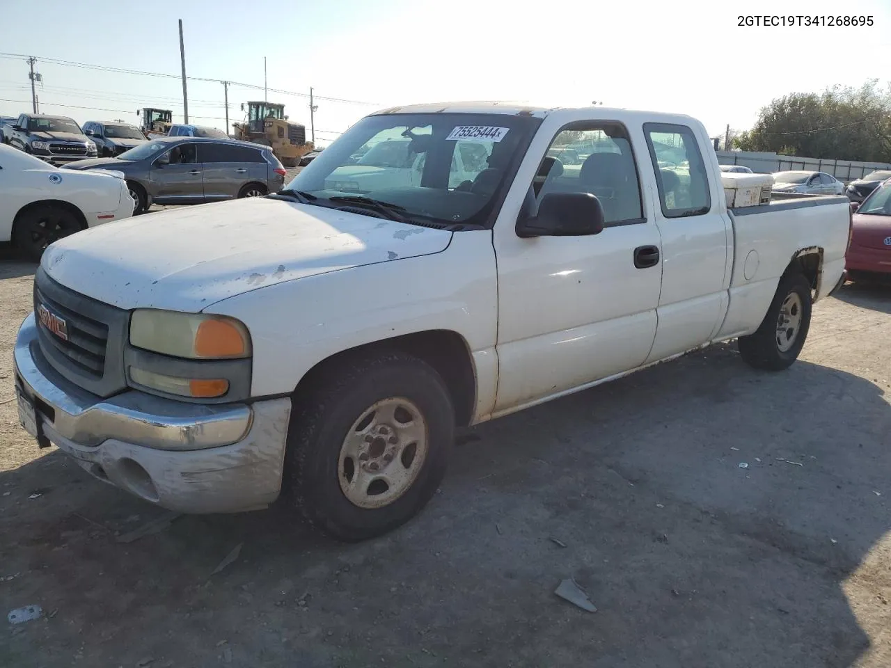 2004 GMC New Sierra C1500 VIN: 2GTEC19T341268695 Lot: 75525444