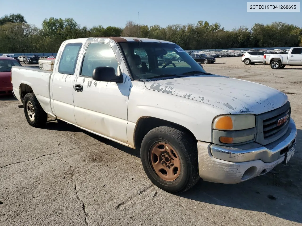 2004 GMC New Sierra C1500 VIN: 2GTEC19T341268695 Lot: 75525444