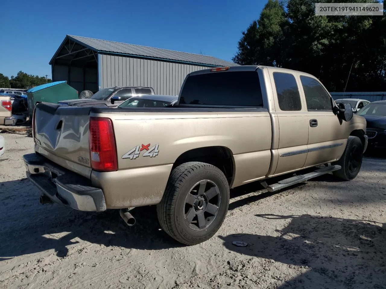 2004 GMC New Sierra K1500 VIN: 2GTEK19T941149620 Lot: 76024204