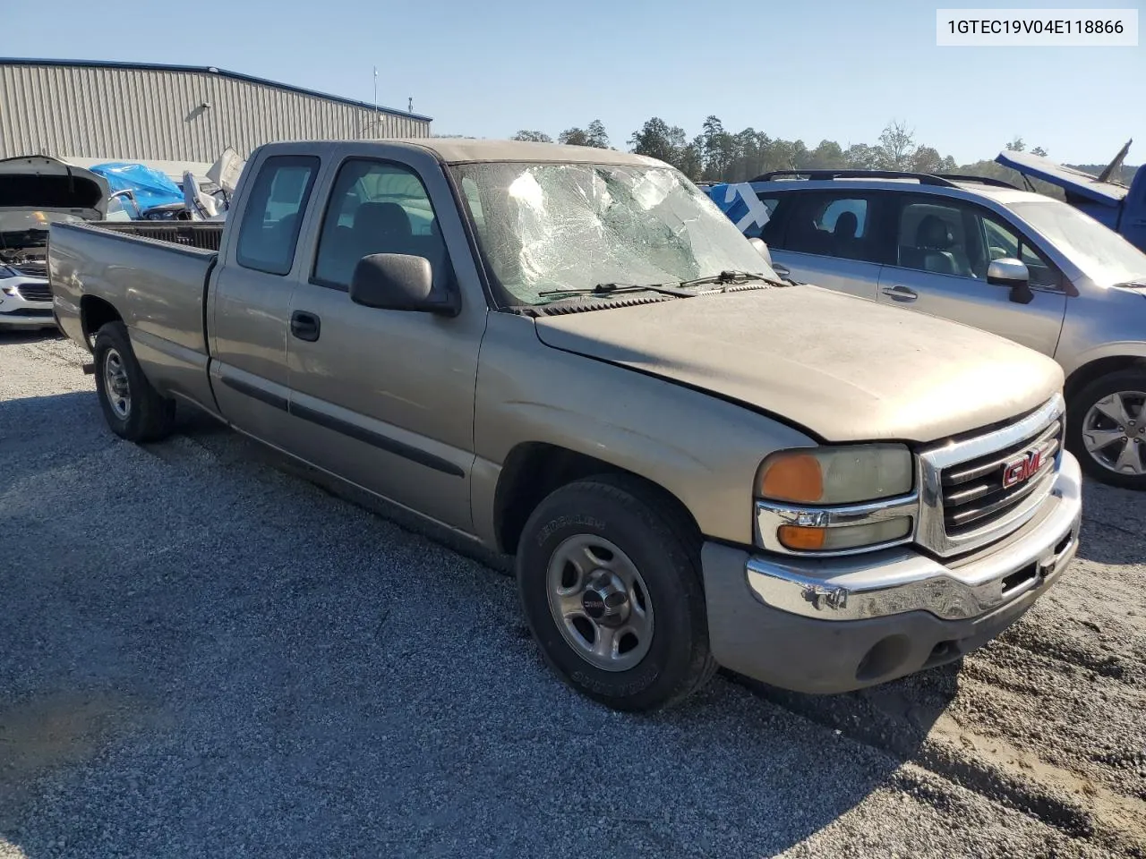 2004 GMC New Sierra C1500 VIN: 1GTEC19V04E118866 Lot: 76112734