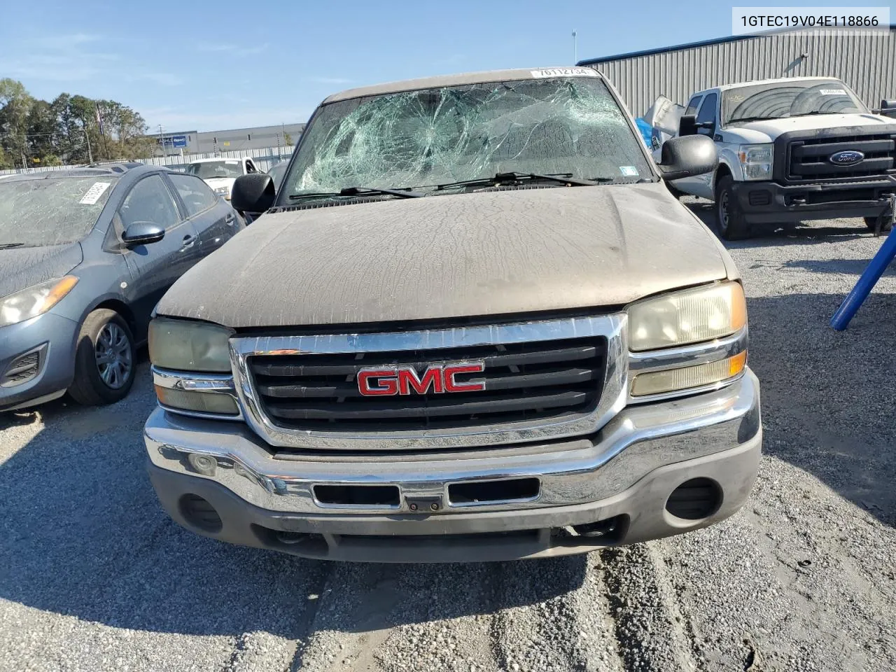 2004 GMC New Sierra C1500 VIN: 1GTEC19V04E118866 Lot: 76112734