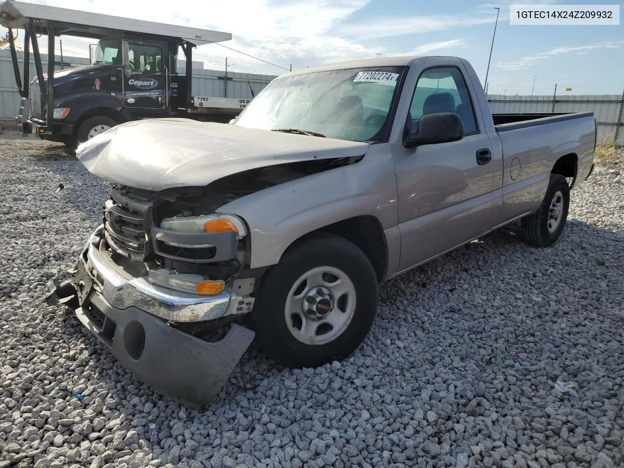 2004 GMC New Sierra C1500 VIN: 1GTEC14X24Z209932 Lot: 77202274