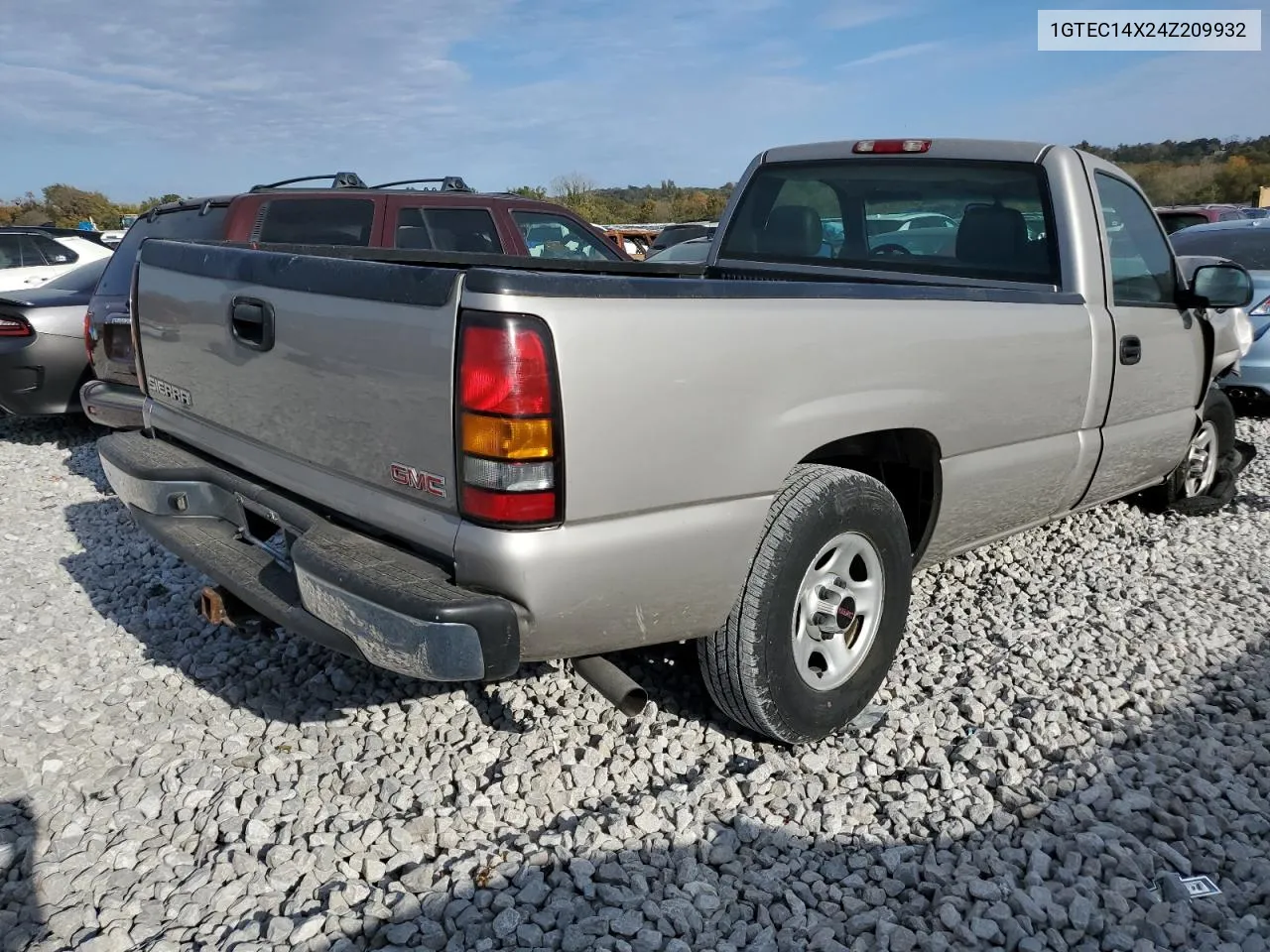 2004 GMC New Sierra C1500 VIN: 1GTEC14X24Z209932 Lot: 77202274