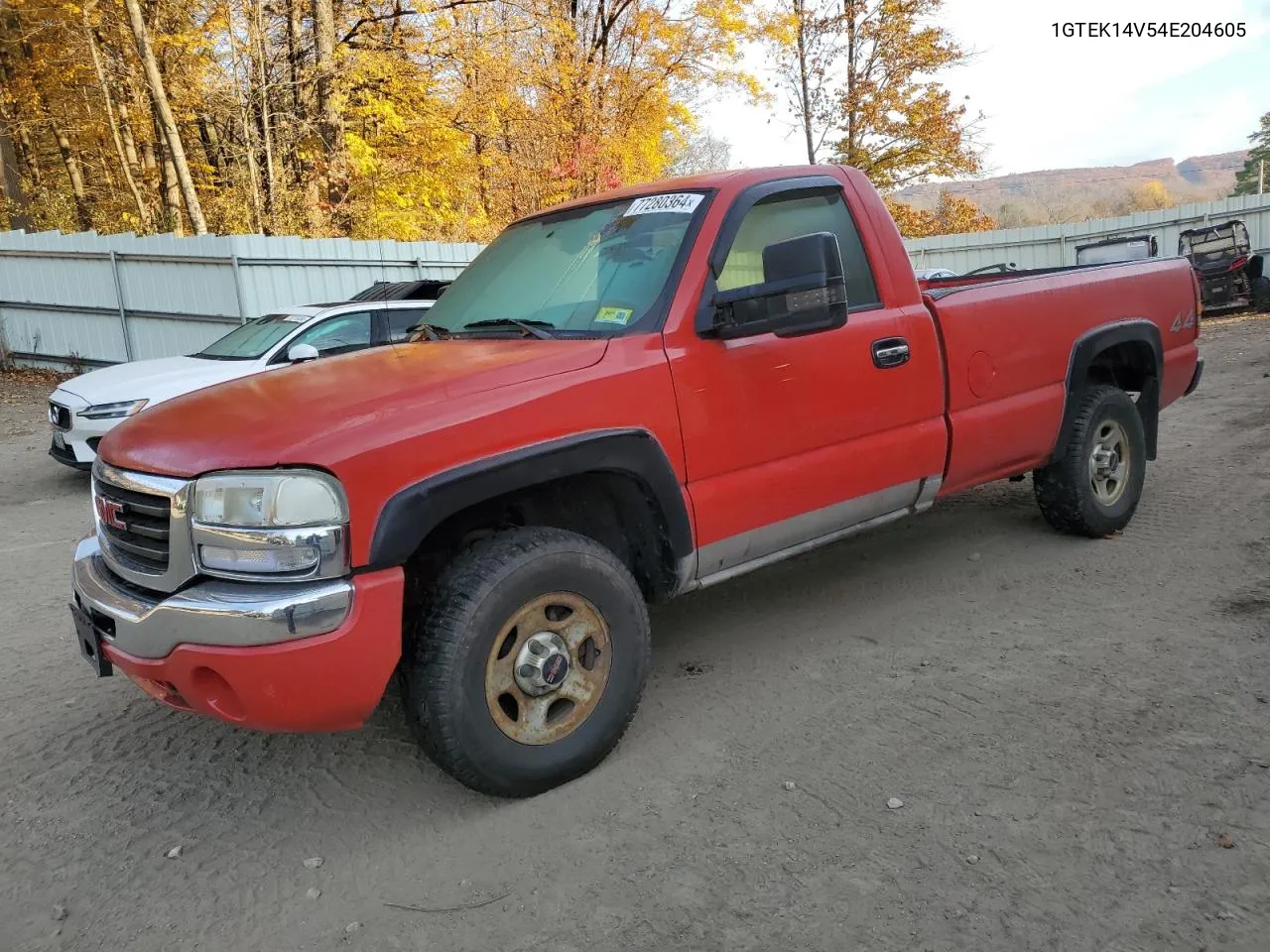 2004 GMC New Sierra K1500 VIN: 1GTEK14V54E204605 Lot: 77280364