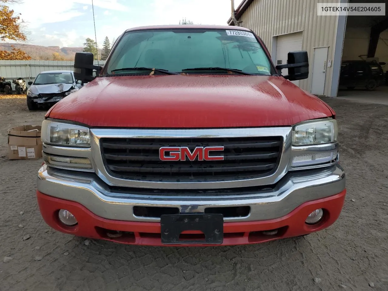 2004 GMC New Sierra K1500 VIN: 1GTEK14V54E204605 Lot: 77280364