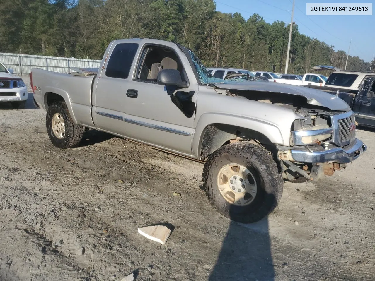 2004 GMC New Sierra K1500 VIN: 2GTEK19T841249613 Lot: 77664644