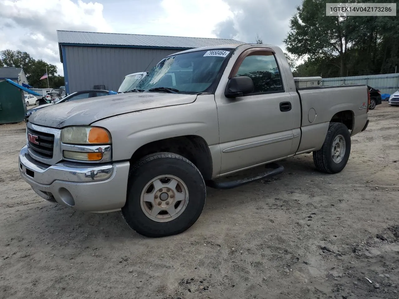 2004 GMC New Sierra K1500 VIN: 1GTEK14V04Z173286 Lot: 79650464