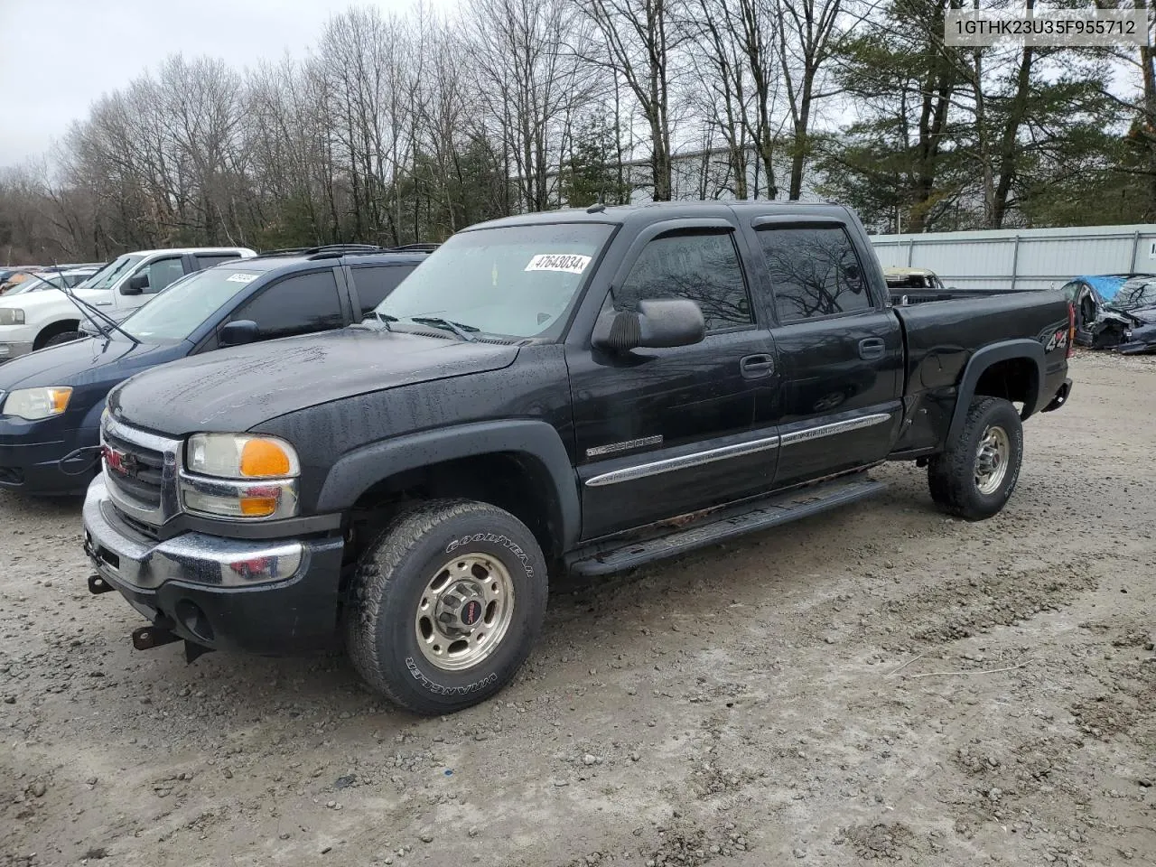 2005 GMC Sierra K2500 Heavy Duty VIN: 1GTHK23U35F955712 Lot: 47643034