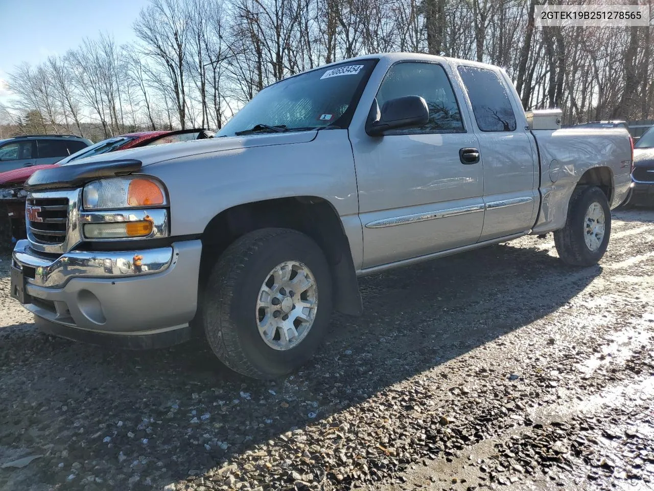 2005 GMC New Sierra K1500 VIN: 2GTEK19B251278565 Lot: 50653454