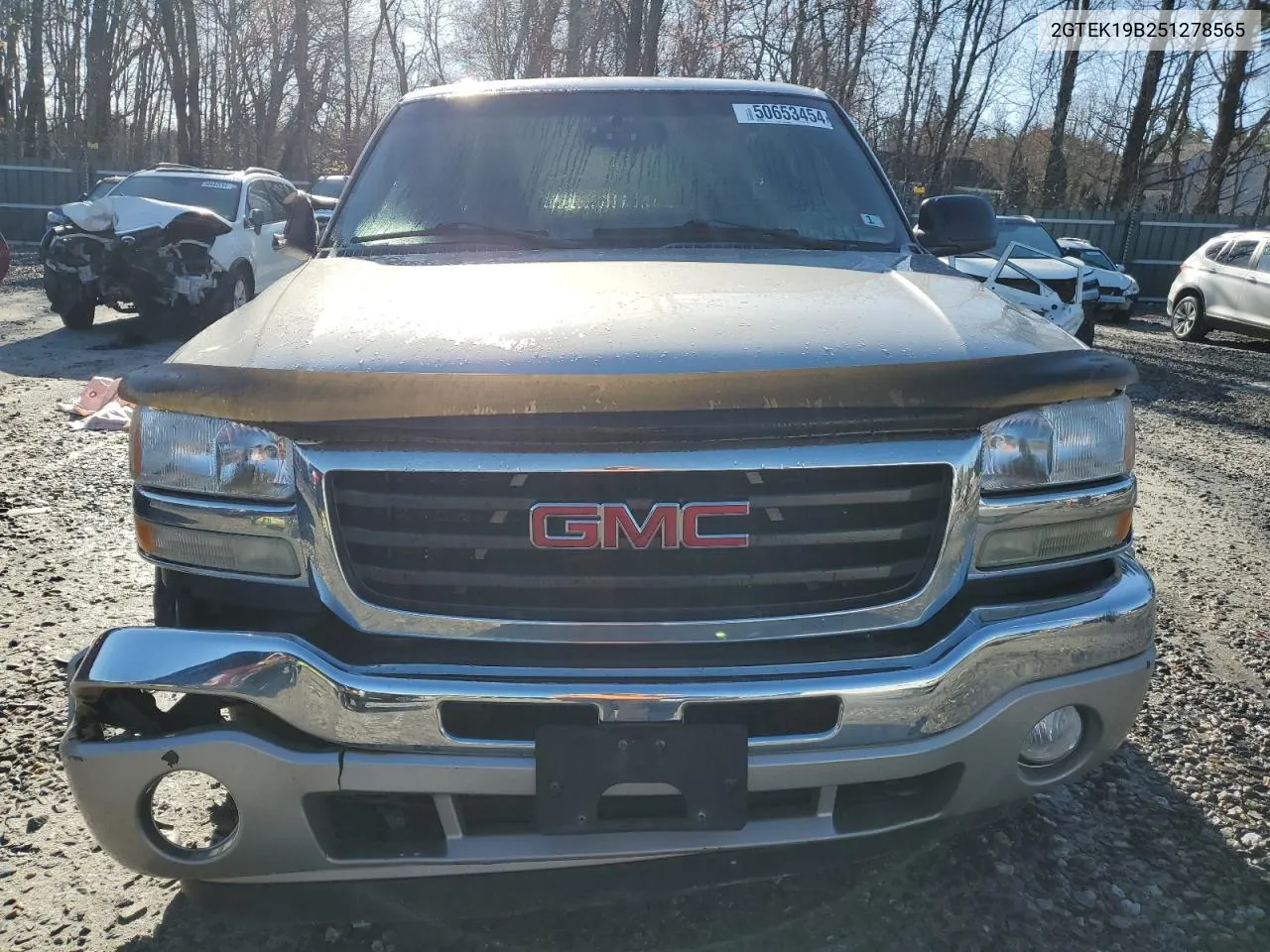 2005 GMC New Sierra K1500 VIN: 2GTEK19B251278565 Lot: 50653454