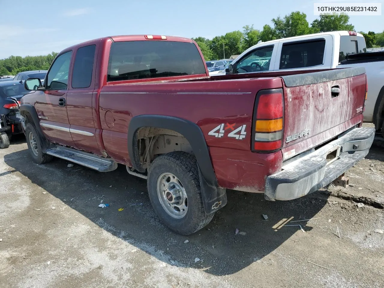 2005 GMC Sierra K2500 Heavy Duty VIN: 1GTHK29U85E231432 Lot: 54705704