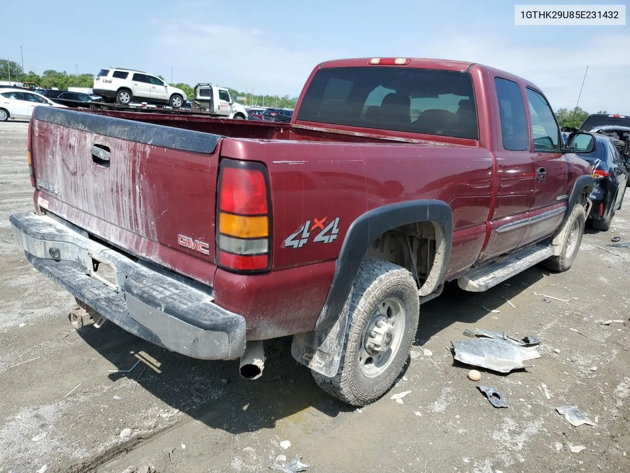 2005 GMC Sierra K2500 Heavy Duty VIN: 1GTHK29U85E231432 Lot: 54705704