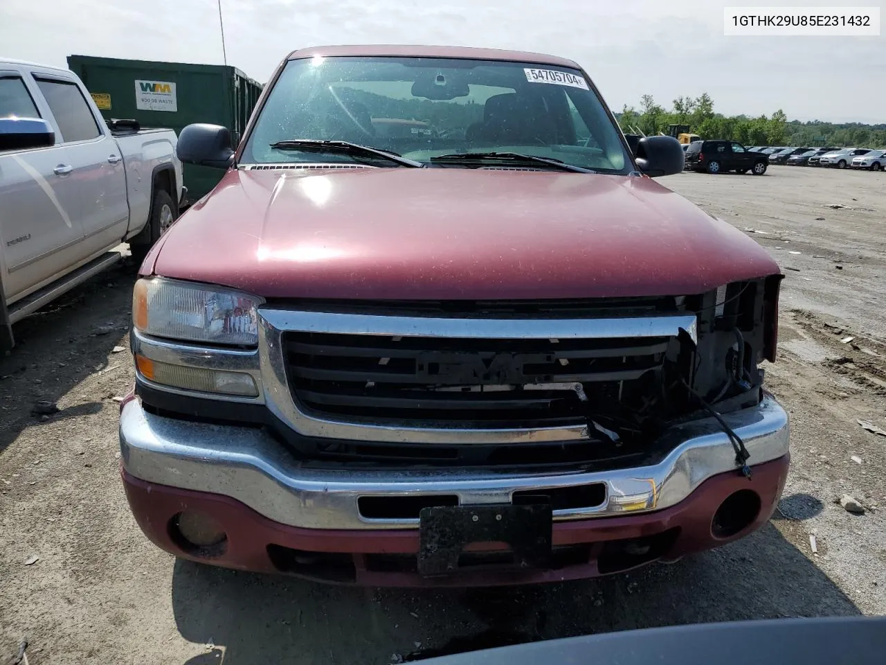 2005 GMC Sierra K2500 Heavy Duty VIN: 1GTHK29U85E231432 Lot: 54705704