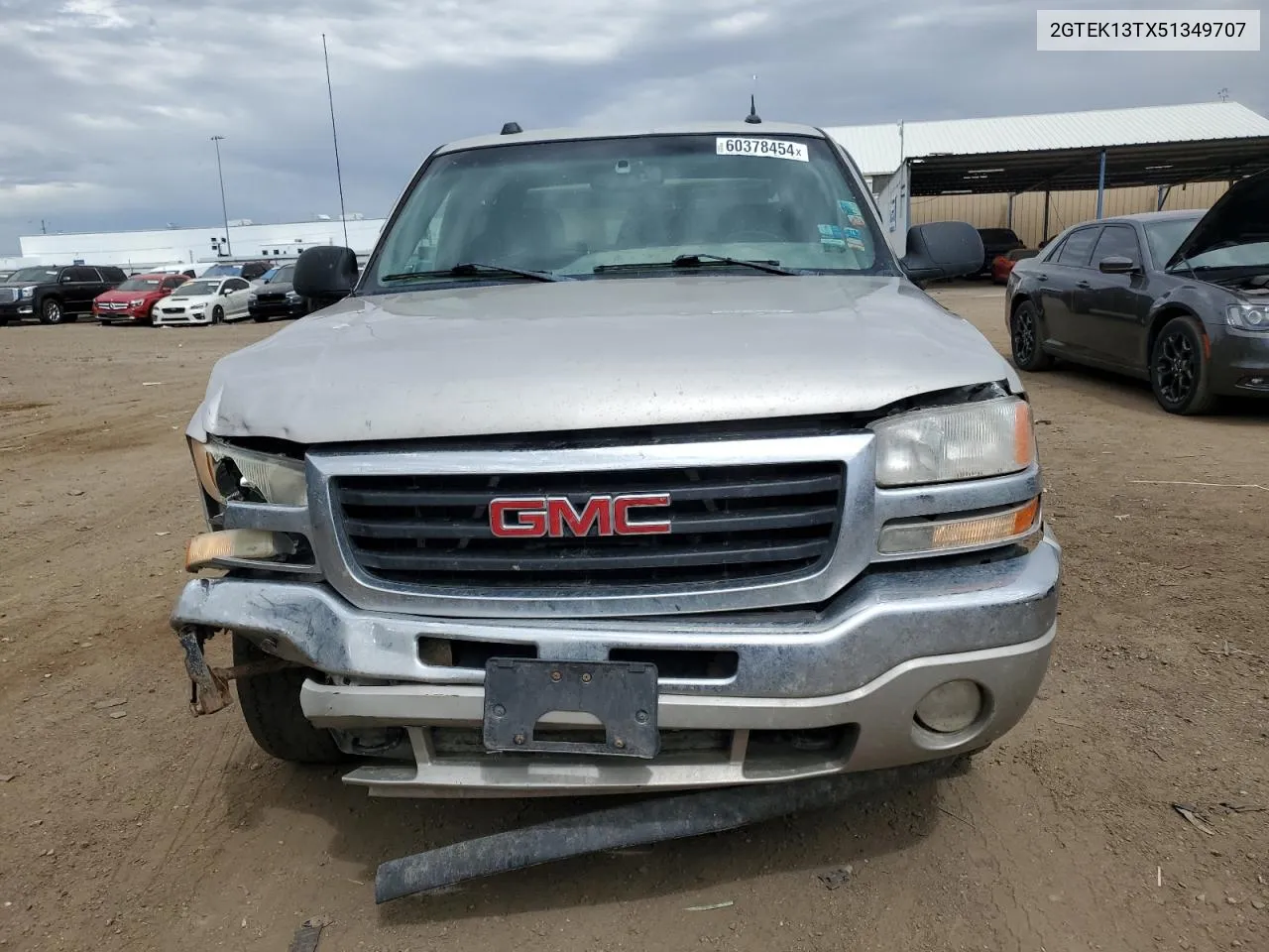 2005 GMC New Sierra K1500 VIN: 2GTEK13TX51349707 Lot: 60378454