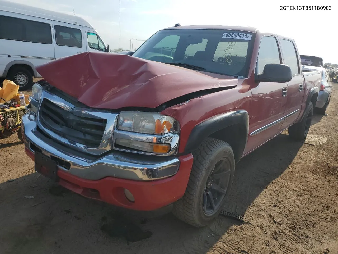 2005 GMC New Sierra K1500 VIN: 2GTEK13T851180903 Lot: 65640414