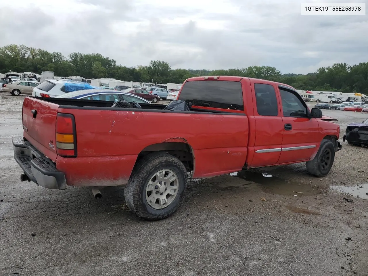 2005 GMC New Sierra K1500 VIN: 1GTEK19T55E258978 Lot: 66700074