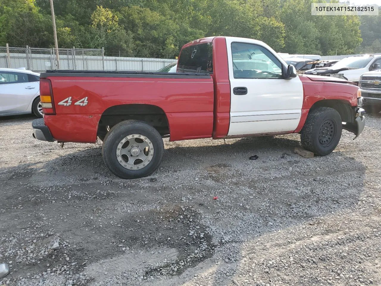 2005 GMC New Sierra K1500 VIN: 1GTEK14T15Z182515 Lot: 67103184