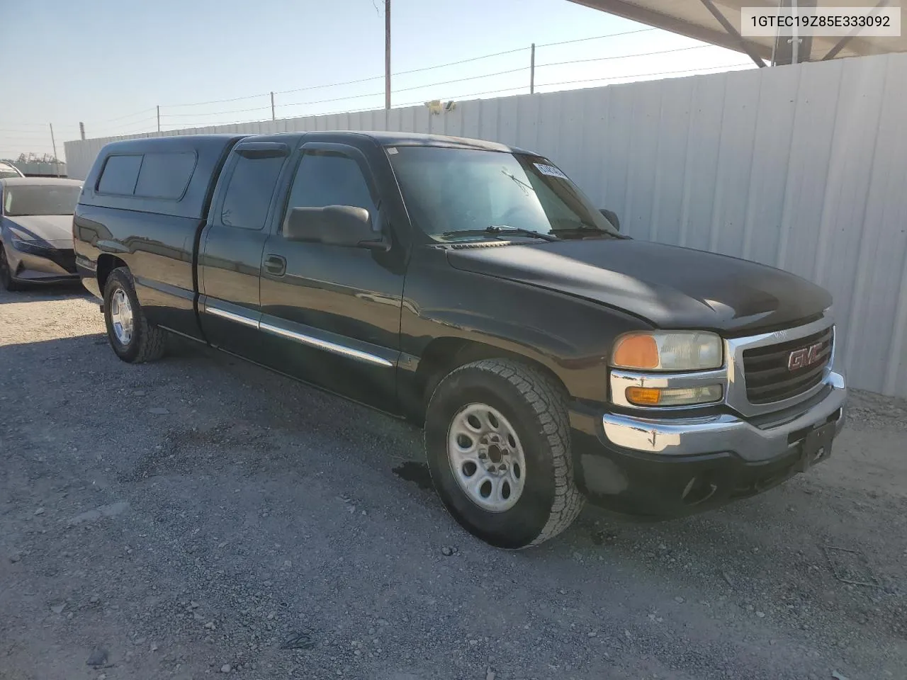 2005 GMC New Sierra C1500 VIN: 1GTEC19Z85E333092 Lot: 67481464