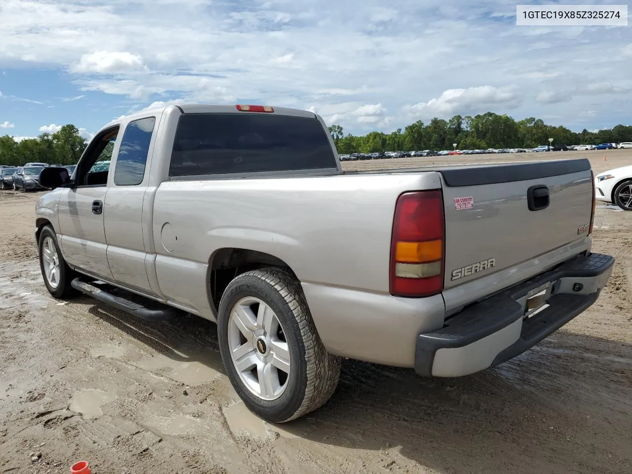 2005 GMC New Sierra C1500 VIN: 1GTEC19X85Z325274 Lot: 68497644