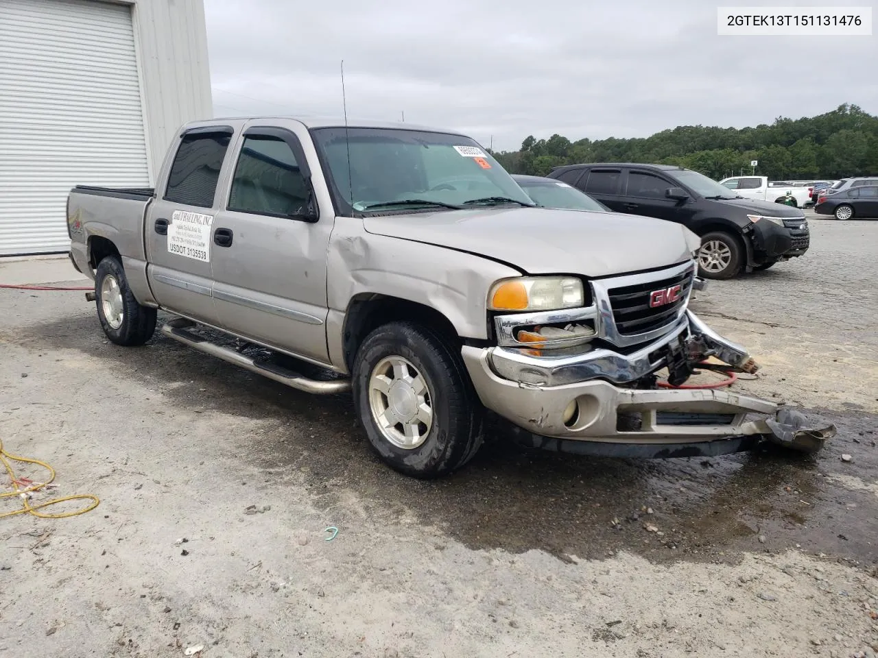 2005 GMC New Sierra K1500 VIN: 2GTEK13T151131476 Lot: 69593374