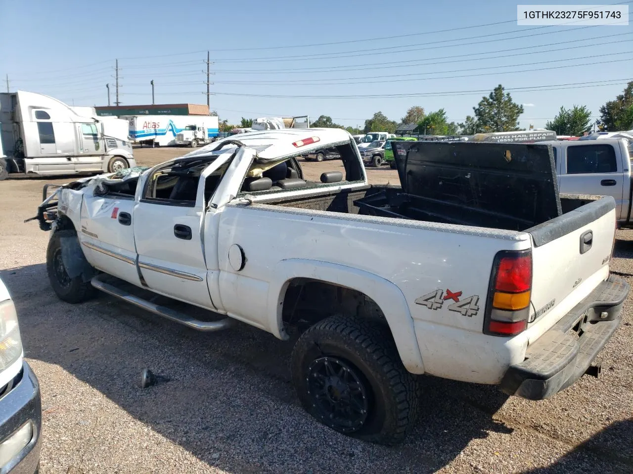 2005 GMC Sierra K2500 Heavy Duty VIN: 1GTHK23275F951743 Lot: 69726854