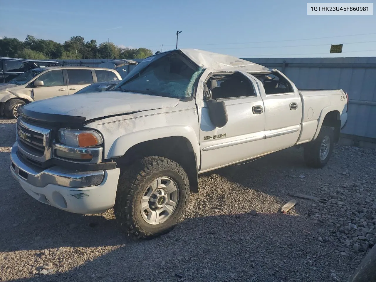 2005 GMC Sierra K2500 Heavy Duty VIN: 1GTHK23U45F860981 Lot: 69964664