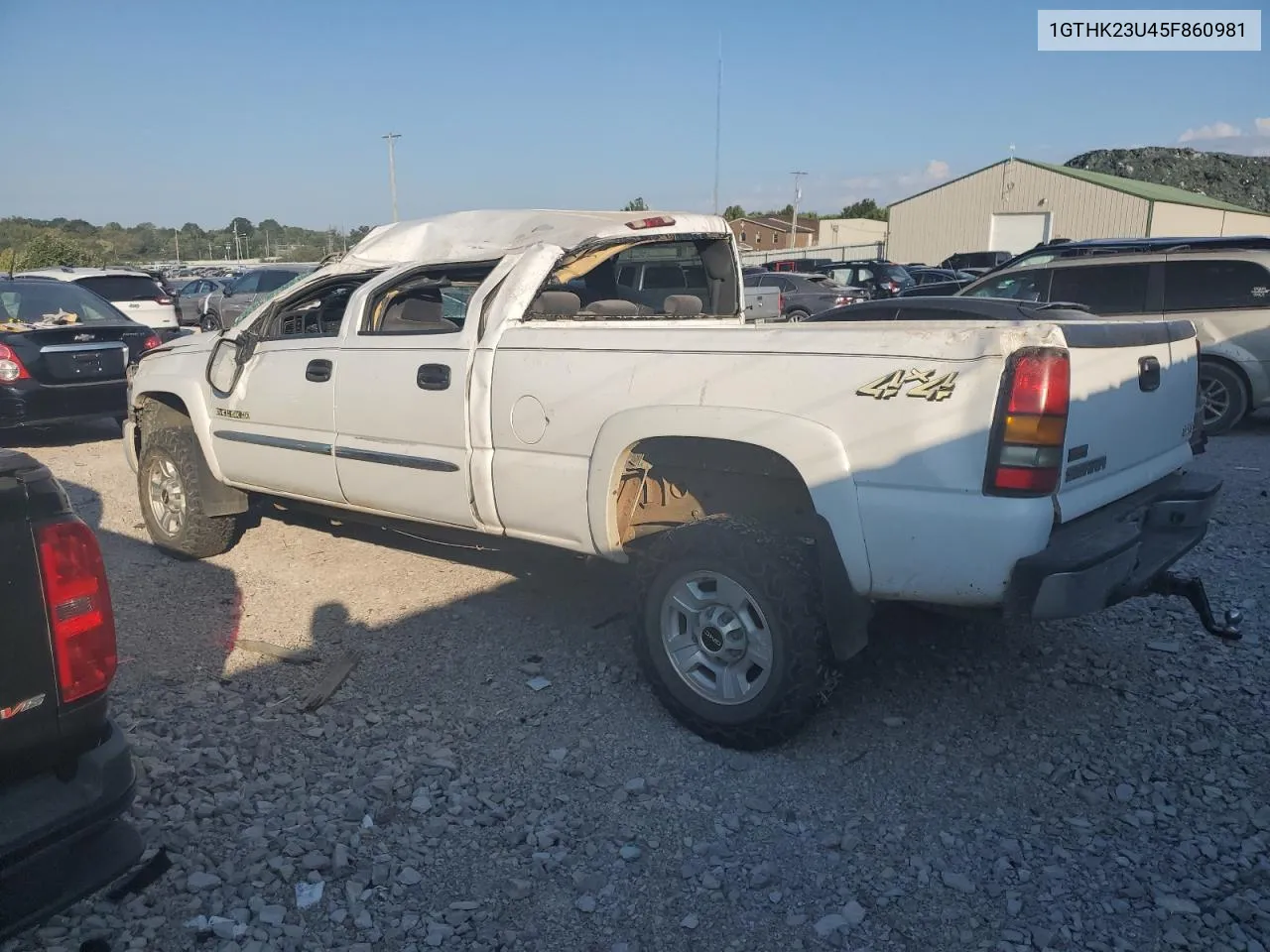 2005 GMC Sierra K2500 Heavy Duty VIN: 1GTHK23U45F860981 Lot: 69964664