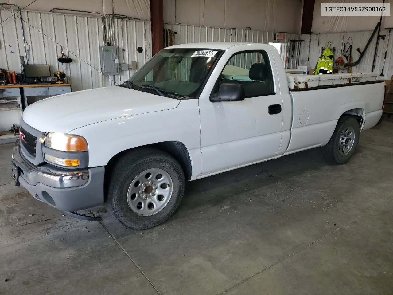 2005 GMC New Sierra C1500 VIN: 1GTEC14V55Z900162 Lot: 70293574